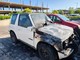 Imperia, auto in fiamme sul lungomare Marinai d'Italia