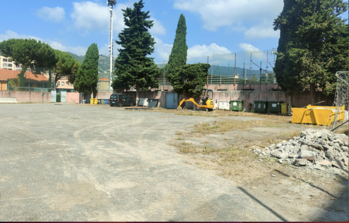 Imperia, cinque mesi “caldi” per i lavori alla cittadella dello sport al "Ciccione"