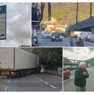 Primo giorno di apertura dell’autoparco di Barcheto: stalli già occupati e tensioni tra residenti e camionisti
