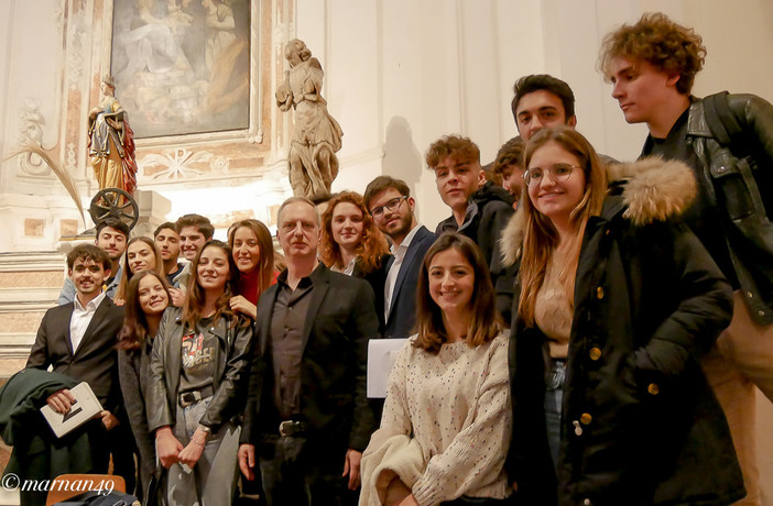 Antonio Scurati chiude l'edizione 2018/2019 della rassegna 'Cervo... in blu d'inchiostro' (foto)