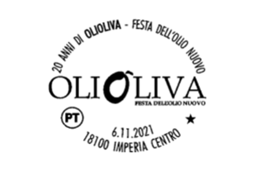 Imperia: disponibile a Oneglia l’annullo filatelico di Poste Italiane dedicato a Olioliva 2021