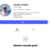 Truffa online: spunta un account falso a nome del sindaco Claudio Scajola