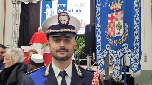 Alessio Moriano, comandante della polizia locale di Imperia