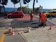 Imperia: posizionato l'attraversamento pedonale rialzato davanti al Comune, Gagliano "Ne arriveranno altri" (foto)