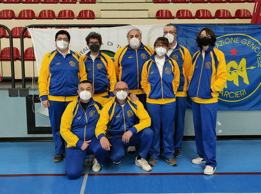 Tiro con l'Arco: glia arcieri San Bartolomeo a Genova al campionato regionale indoor