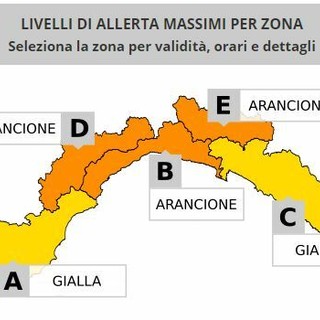Arpal emette allerta gialla per temporali anche sul Ponente, arancione sul centro della regione Arpal emette allerta gialla per temporali anche sul Ponente, arancione sul centro della regione