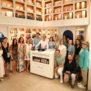 Apertura store di Mediterranea Cosmetics, Lucio Carli: "Grazie è bello sentire l'affetto di tutti"