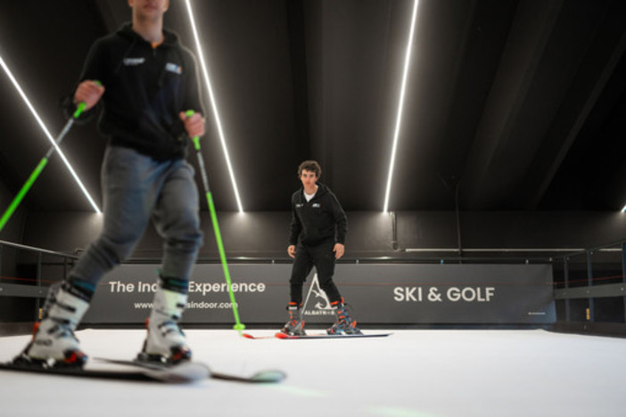 Sci indoor: da Albatros si può VIDEO Sci indoor: da Albatros si può VIDEO