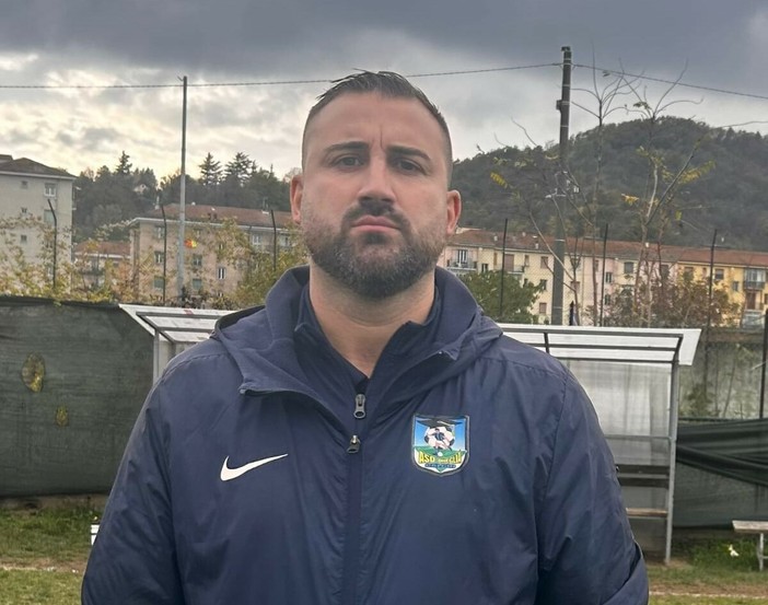 L'allenatore in seconda dell'Oneglia Alessandro Griseri