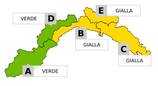 Maltempo: terminata l'allerta gialla sulla provincia di Imperia