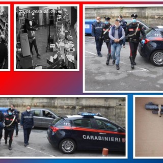 Arrestati a Sanremo i due che avevano messo a segno una rapina ai danni della tabaccheria di Cipressa