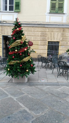 Imperia: in via Cascione, il comitato ha allestito due alberi di Natale (foto)