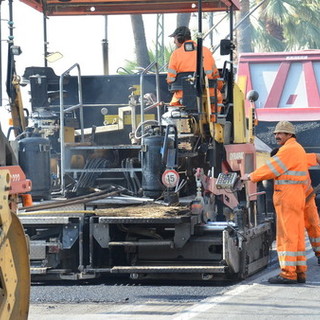 Imperia, al via l'asfaltatura di viale Matteotti e corso Garibaldi a Porto Maurizio