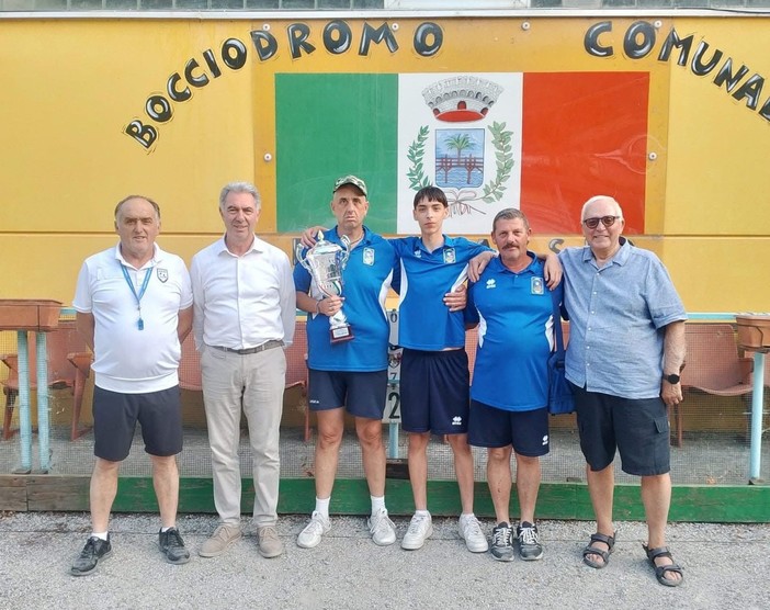 Per la Bocciofila di San Bartolomeo al Mare un primo posto a Pontedassio Per la Bocciofila di San Bartolomeo al Mare un primo posto a Pontedassio