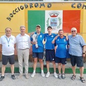 Per la Bocciofila di San Bartolomeo al Mare un primo posto a Pontedassio