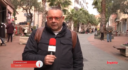 Saldi invernali, bilancio positivo per i commercianti di Porto Maurizio (video)