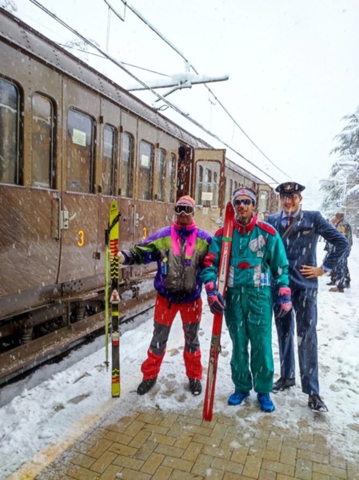Borgo San Dalmazzo e Breil sur Roya hanno celebrato il gemellaggio con il treno storico [FOTO E VIDEO]