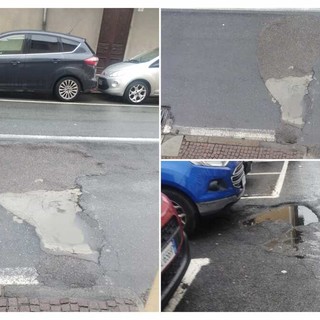 "Buche? No voragini!", via Nazionale a Castelvecchio sembra un campo minato