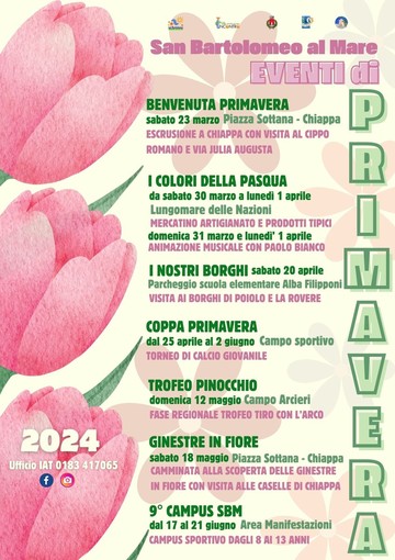 Benvenuta primavera, da sabato 23 marzo escursioni a San Bartolomeo al Mare