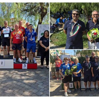 Tre medaglie tricolori per la Bocciofila San Bartolomeo: oro e promozione in Serie A per Pario e Viale
