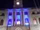 Imperia: la facciata del Comune si è illuminata di blu, colore della bandiera europea