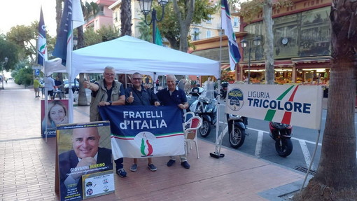 Elezioni Politiche: banchetti elettorali di Fratelli d’Italia ieri in tutta la provincia (foto)