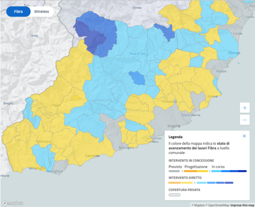Banda ultra larga nell'entroterra della provincia di Imperia a che punto siamo? (Foto) Banda ultra larga nell'entroterra della provincia di Imperia a che punto siamo? (Foto)