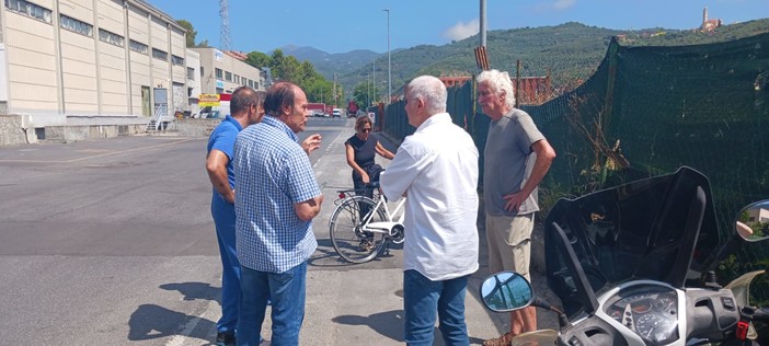 Il Comitato durante il sopralluogo di zarbano Il Comitato durante il sopralluogo di zarbano