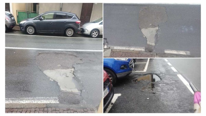 "Buche? No voragini!", via Nazionale a Castelvecchio sembra un campo minato