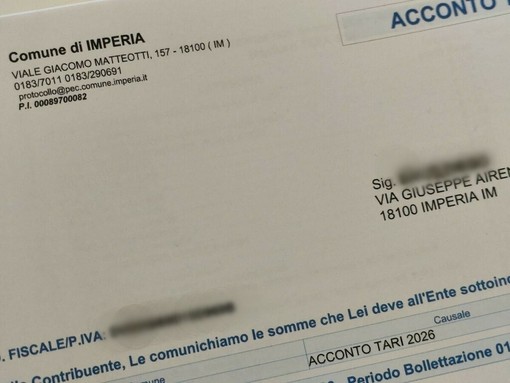 TARI a Imperia,  ora l’acconto arriva via Pec : controllare la casella
