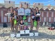 Alla Spiaggia d’Oro spettacolo nella Serie B2 femminile di beach volley: le coppie sul podio