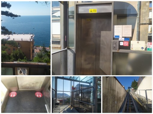 Imperia: in funzione da questa mattina i tre ascensori che collegano borgo Marina al Parasio (foto e video) Imperia: in funzione da questa mattina i tre ascensori che collegano borgo Marina al Parasio (foto e video)