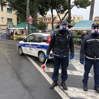 Coronavirus: controlli della Polizia Locale a Taggia, Riva Ligure e Santo Stefano al Mare, un bilancio positivo che guarda verso Pasqua