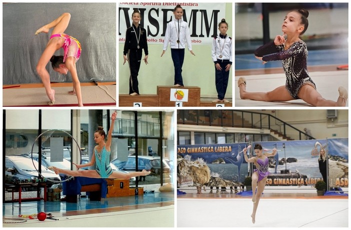 Ginnastica ritmica, le medaglie delle atlete del Cerchio d'Oro al torneo Open Libera Cup Ginnastica ritmica, le medaglie delle atlete del Cerchio d'Oro al torneo Open Libera Cup