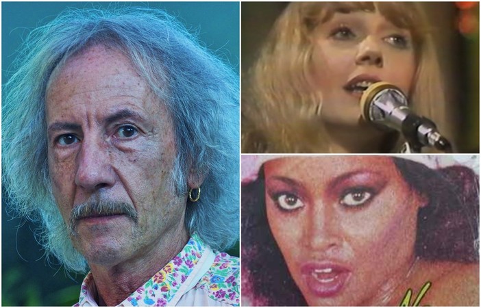 4 LUGLIO 1980. Il Girofestival a Imperia. Grande folla in piazza Duomo con Linda Lee, Norma Jordan, Pino D'Angiò e il popolare conduttore Awana Gana