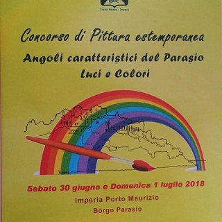 Imperia: al via la prima edizione del Concorso di pittura estemporanea "Angoli caratteristici del Parasio. Luci e Colori" Imperia: al via la prima edizione del Concorso di pittura estemporanea "Angoli caratteristici del Parasio. Luci e Colori"