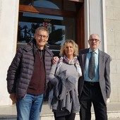 I membri del Comitato. Da destra Roberto Duc, Elisa Siri e Mario Gelsomino