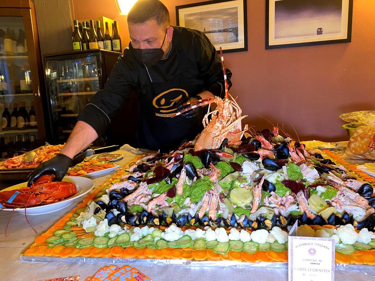 Serata gourmet a Diano Marina: da Golosamente è protagonista il cappon magro di Maurizio Pinto (foto)