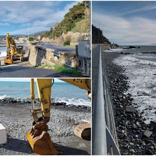 Imperia, slitta per la mareggiata l'inizio dei lavori di ripascimento delle spiagge onegliesi