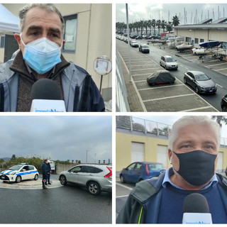 Imperia, caos tamponi, l'Asl 1 al lavoro per aprire una seconda postazione al porto. Amoretti: "Una fatica enorme. Risorse molto difficili da trovare visto l'emergenza" (foto e video) Imperia, caos tamponi, l'Asl 1 al lavoro per aprire una seconda postazione al porto. Amoretti: "Una fatica enorme. Risorse molto difficili da trovare visto l'emergenza" (foto e video)