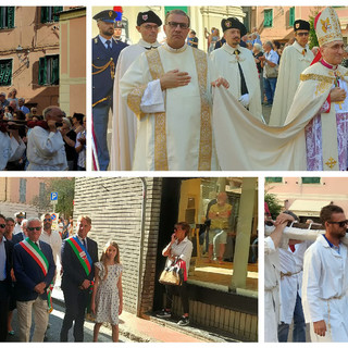 Oneglia in festa, centinaia di fedeli alla processione di San Giovanni Battista (foto e video)