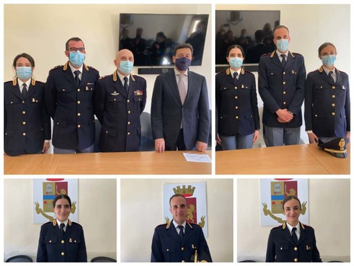 Imperia, nuovi arrivi e "partenze" in Questura. Milone: "Arricchiamo la nostra grande famiglia" (foto e video) Imperia, nuovi arrivi e "partenze" in Questura. Milone: "Arricchiamo la nostra grande famiglia" (foto e video)