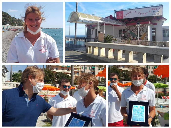 Imperia, la bagnina Martina Greggio premiata dalla Regione: "Ho fatto solo il mio lavoro, contenta di rappresentare tanti giovani colleghi" (Foto e video)