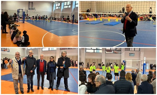 Imperia, inaugurata la nuova palestra della scuola di piazza Calvi