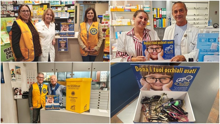 Gli occhiali usati diventano un dono per chi ne ha bisogno: l'iniziativa dei Lions Club Imperia La Torre Gli occhiali usati diventano un dono per chi ne ha bisogno: l'iniziativa dei Lions Club Imperia La Torre