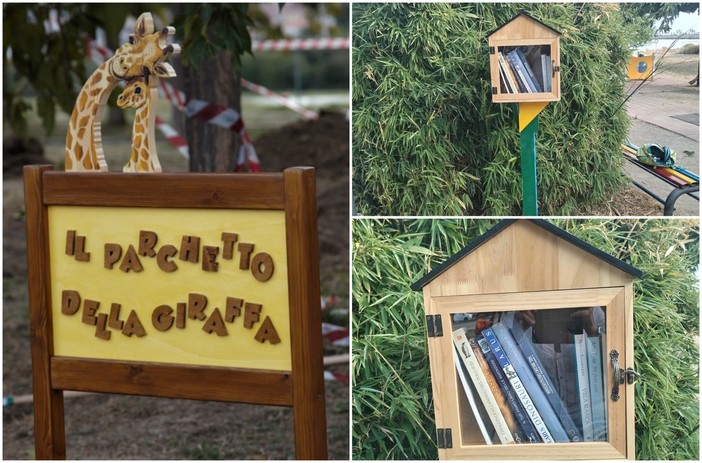 Imperia, al parchetto della Giraffa a Rotelle arriva la 'Casetta dei libri' Imperia, al parchetto della Giraffa a Rotelle arriva la 'Casetta dei libri'