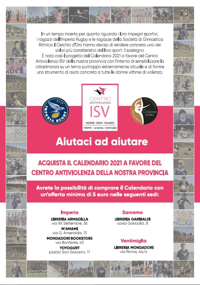 In libreria il calendario che sensibilizza sulla violenza di genere, il ricavato al centro antiviolenza
