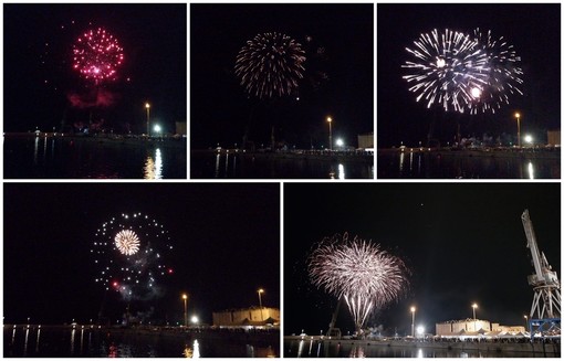 I fuochi di San Giovanni illuminano il cielo di Imperia (foto)