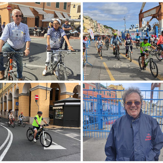 In 500 partecipano a 'Imperia in bicicletta', Scajola: &quot;La nostra città contribuisca a migliorare la difficoltà del cambiamento climatico&quot; (foto e video)