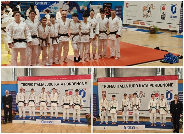 Trofeo Italia Judo Kata, ori e podi per gli atleti dell'Ok Club Imperia